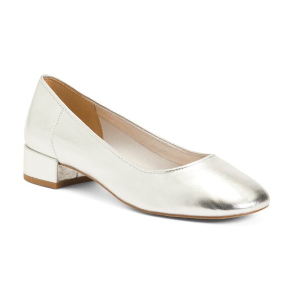 Silent D Shoes - SILENT D Leather Annabelle Low Heels